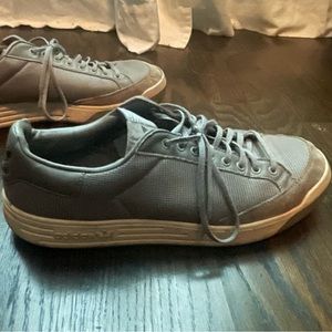 Adidas Rod Laver Retro Vintage Tennis Sneakers Grey Gray Size 12 C77366